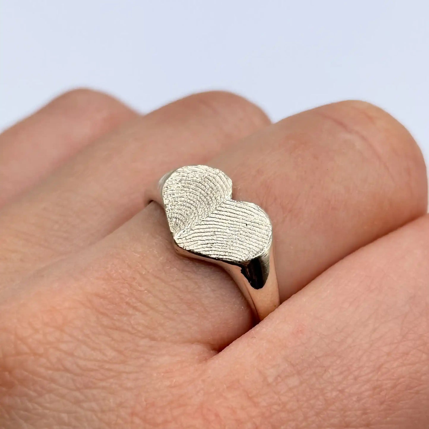 Bague Cœur Empreinte