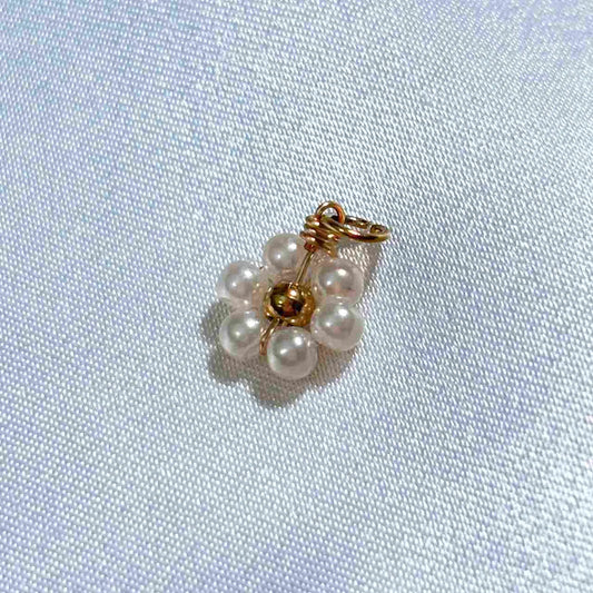 Flower Pearl Charm