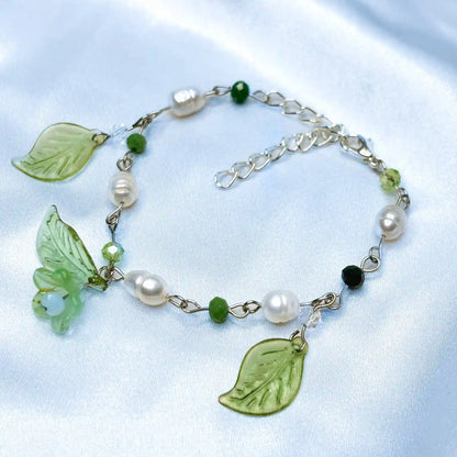 Green Beaded Bracelet