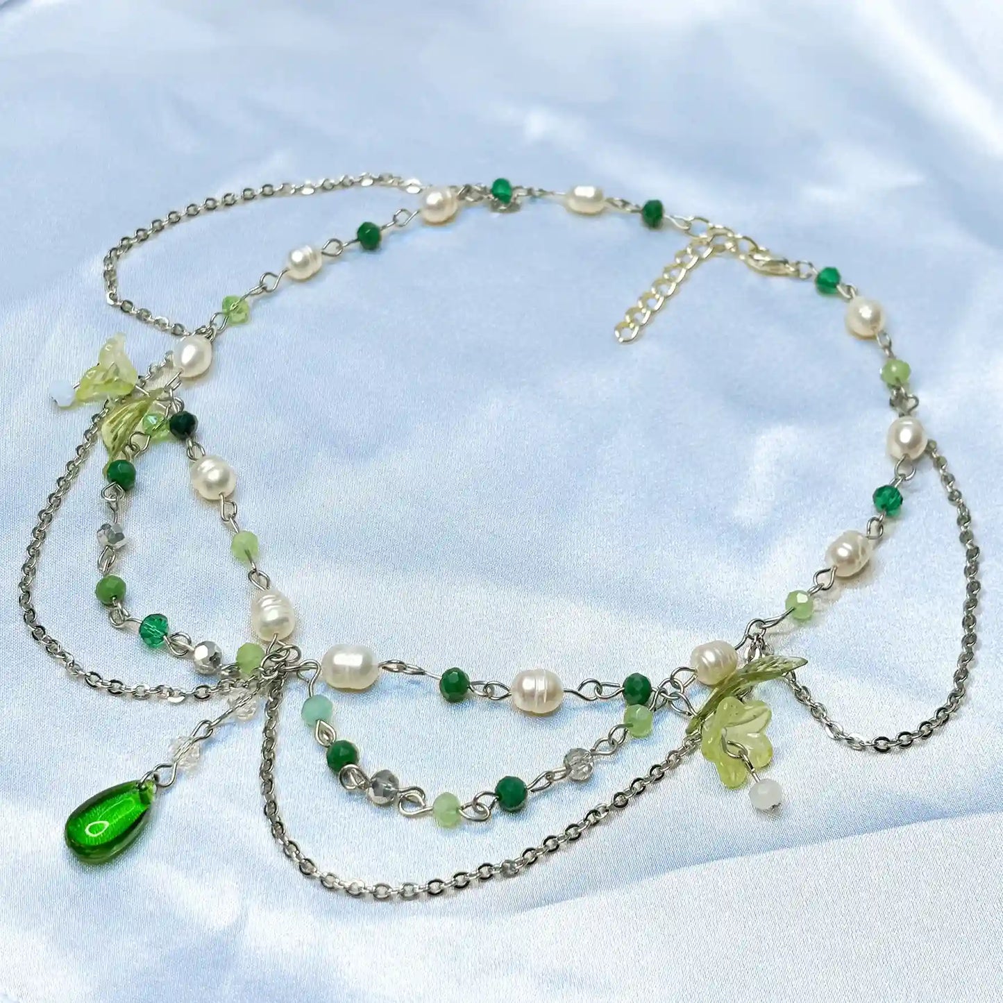 Collier Perle Vert