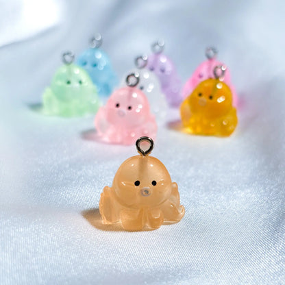 Glow in the Dark Octopus Charms