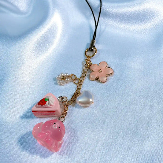 Pink Phone Charm