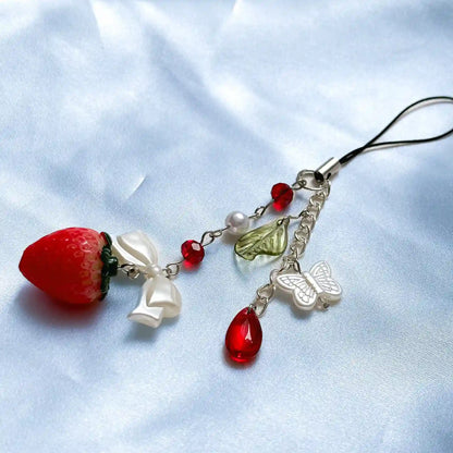 Strawberry Phone Charm