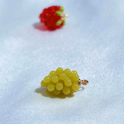 Yellow Grape Charms